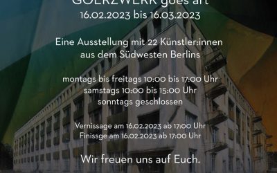 Kunstausstellung vom 16.02. – 16.03.23