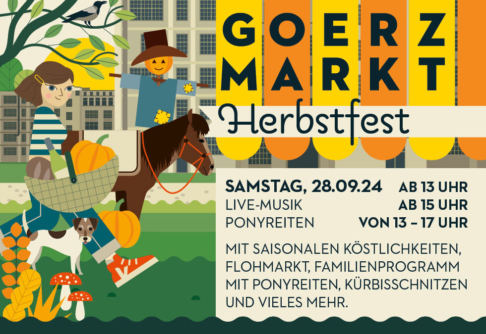 Live-Musik vom Pick-Up, Saisonale Spezialitäten, Kürbisschnitzen und Ponyreiten – 27./28.09.24